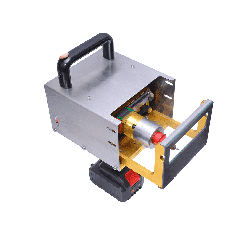 Máquina de gravação de pino sem fio para metal