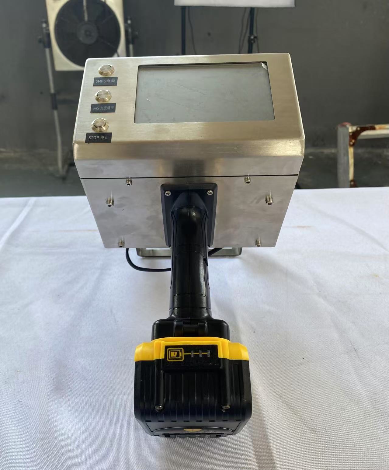 Máquina de bateria de lítio portátil para materiais difíceis com bom preço