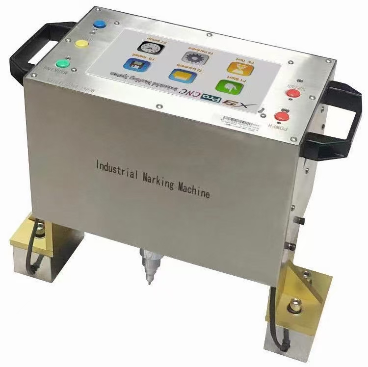 Máquina de gravação elétrica portátil, máquina de marcação portátil de alta configuração com ímãs